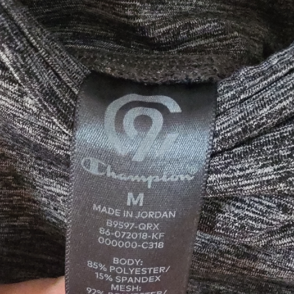 Champion Men's Charcoal Crewneck Sweater